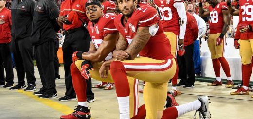 NFL players take a knee to protest