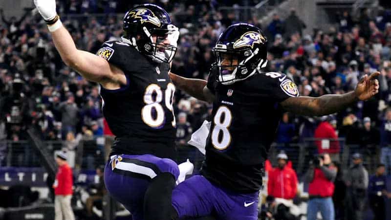 ravens celebrate