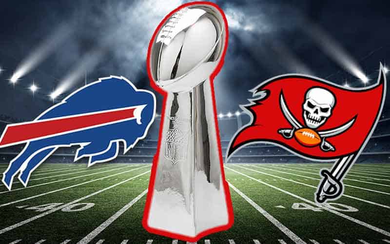 Super Bowl LVI odds Buccaneers Bills 2021