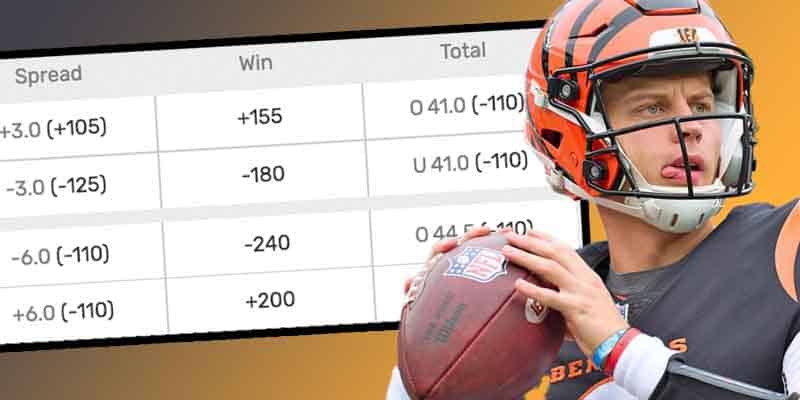 Joe Burrow money line odds