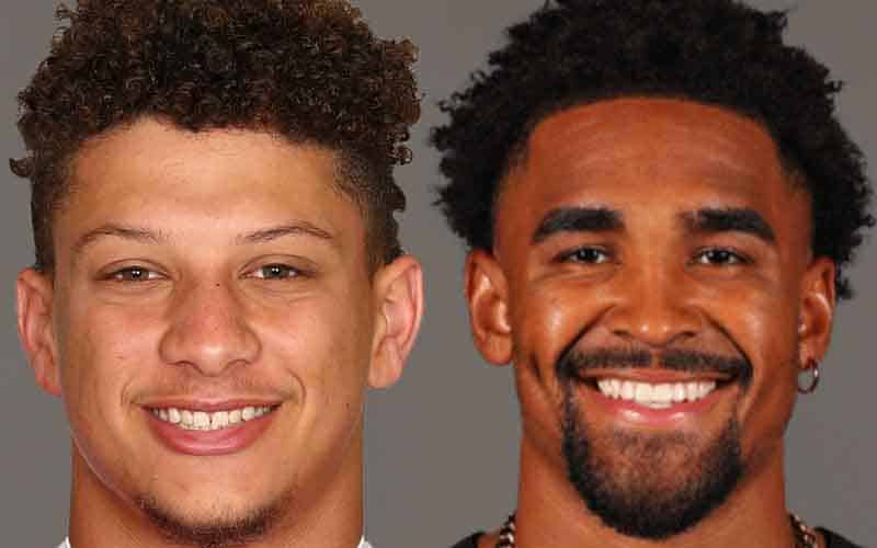 Super Bowl LVII MVP Candidates Patrick Mahomes and Jalen Hurts